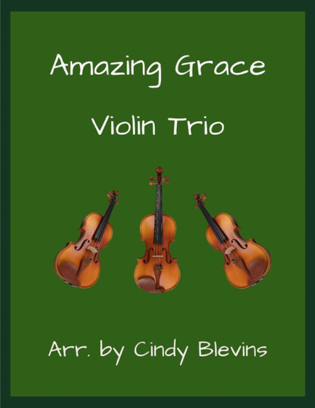 Amazing Grace, for Violin Trio image number null