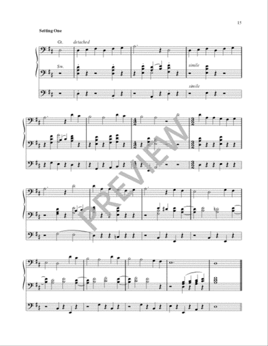 Hymn Harmonizations for Organ - Volume 3 Organ scores gallery preview page 18