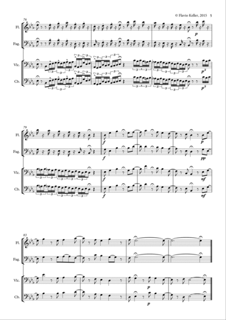 Divertimento on J.S. Bach's choral prelude 