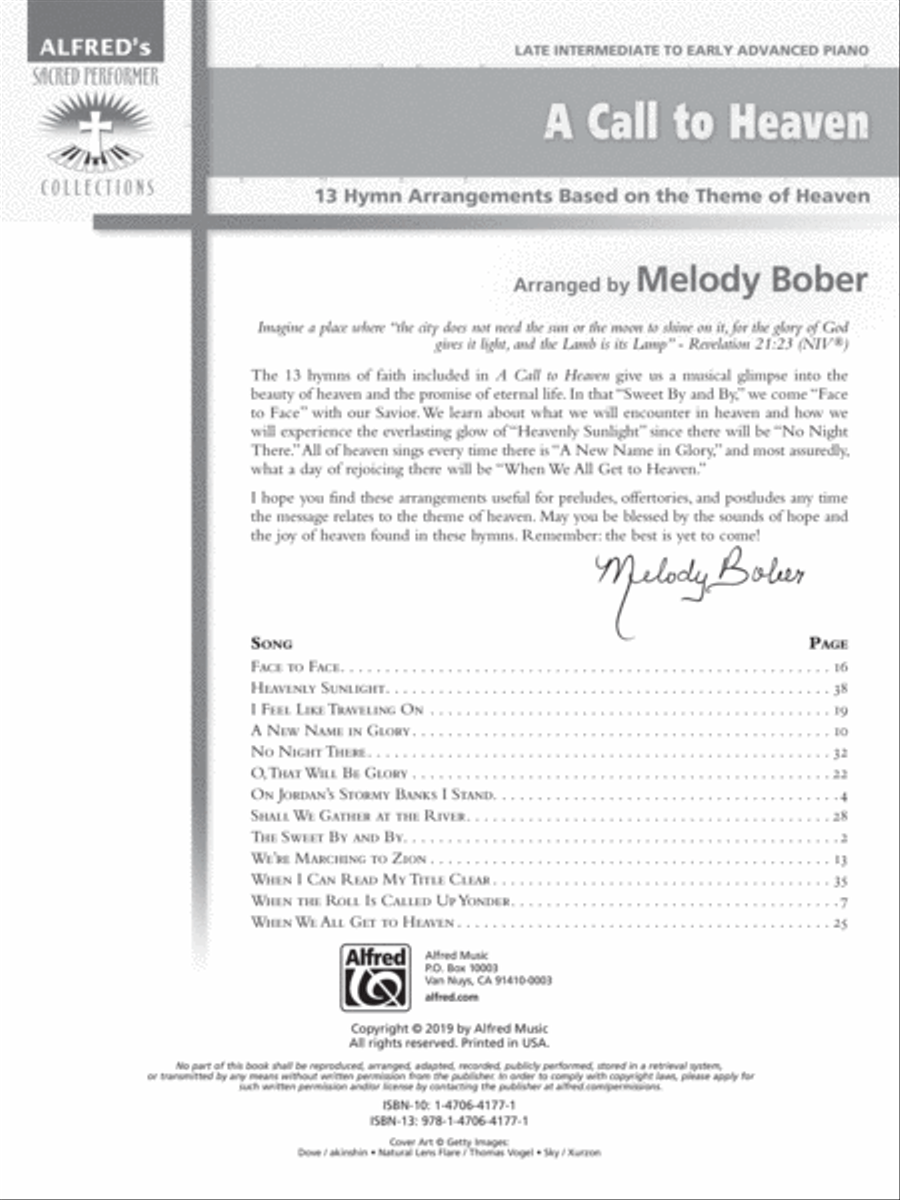 A Call to Heaven A Call to Heaven Piano Solo scores gallery preview page 2