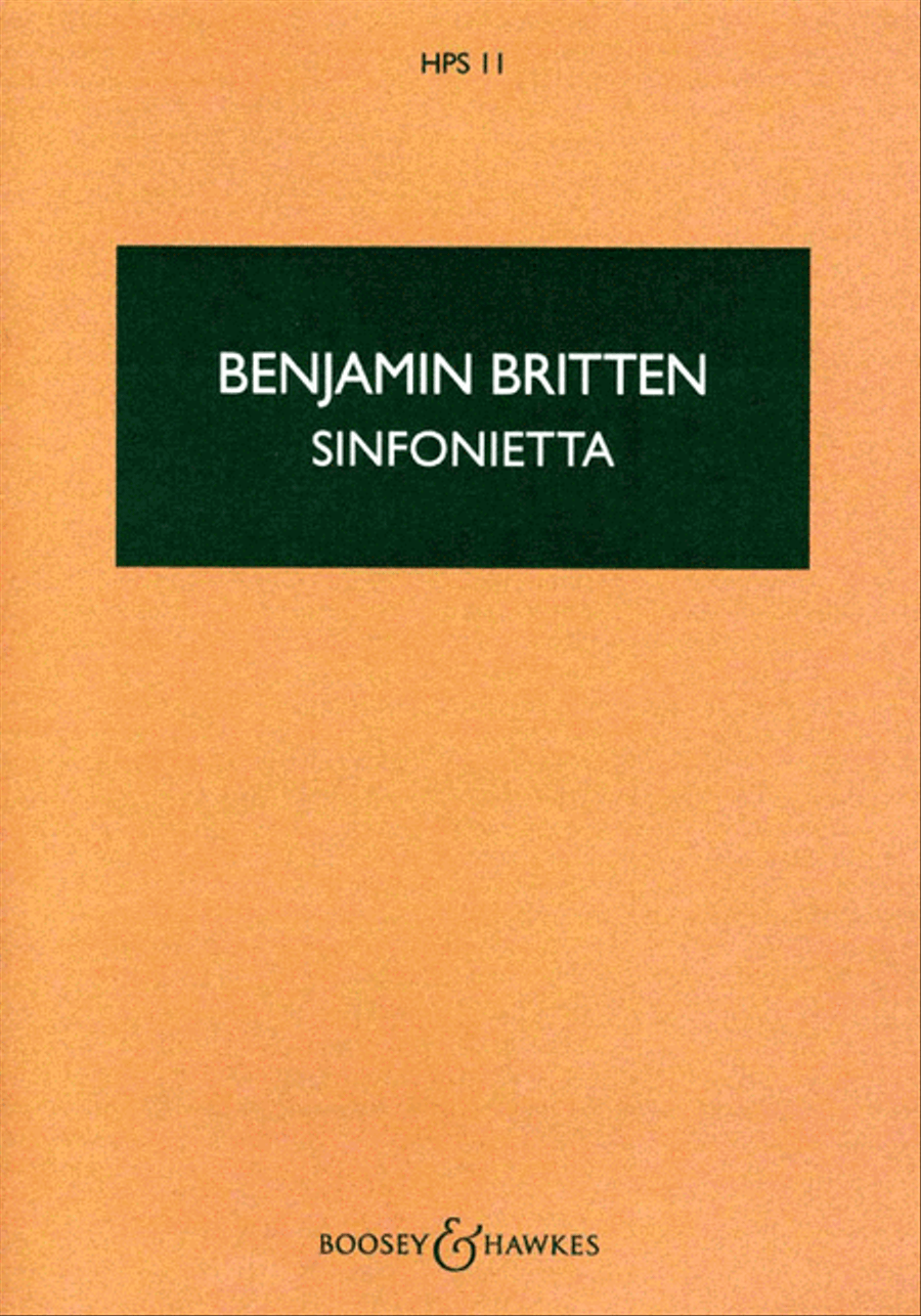 Sinfonietta, Op. 1 Sinfonietta, Op. 1 Orchestra scores gallery preview page 1