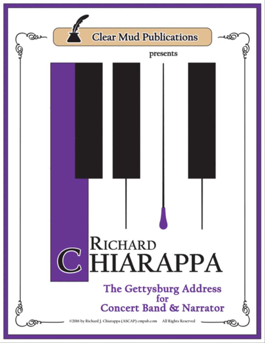 The Gettysburg Address w. Narrator Full Orchestra scores gallery preview page 1