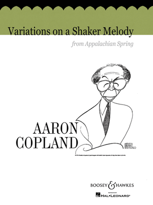 Book cover for Variations on a Shaker Melody from Appalachian Spring