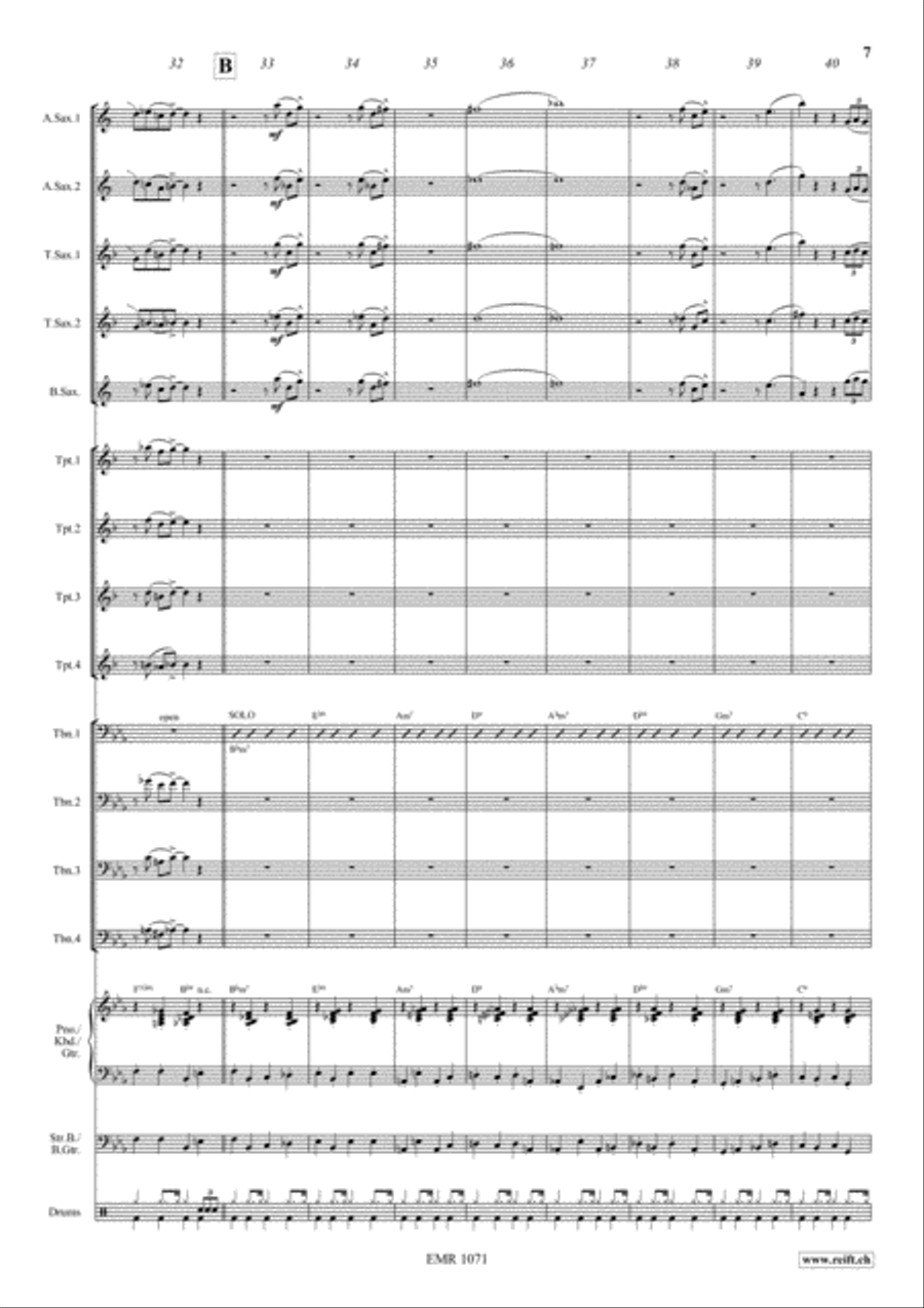 Club Sandwich Big Band scores gallery preview page 8