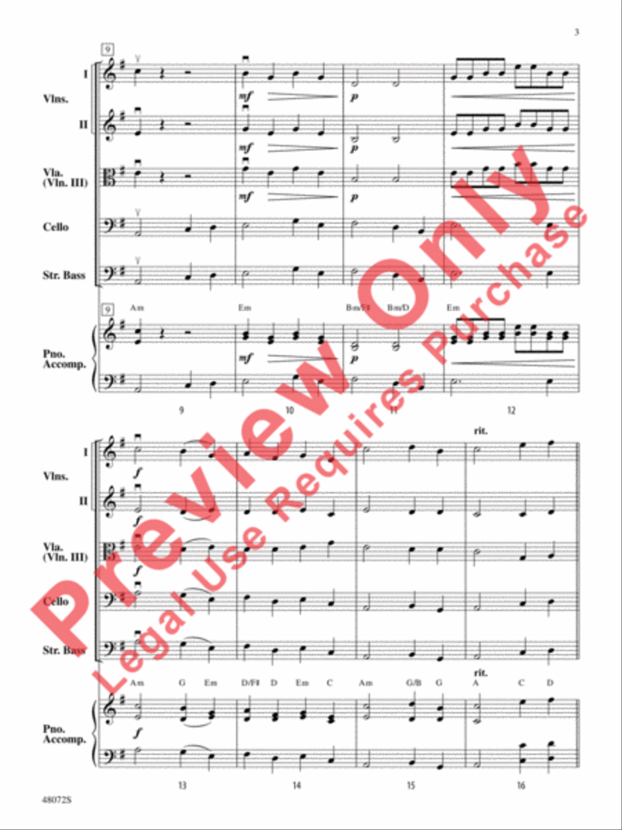 King Dorian's Court String Orchestra scores gallery preview page 4
