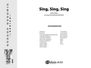 Book cover for Sing, Sing, Sing: Score