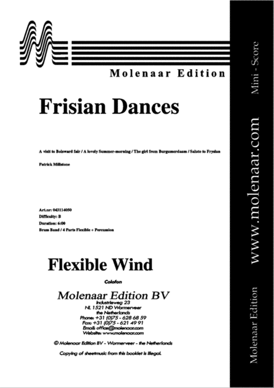 Frisian Dances Brass Band scores gallery preview page 2