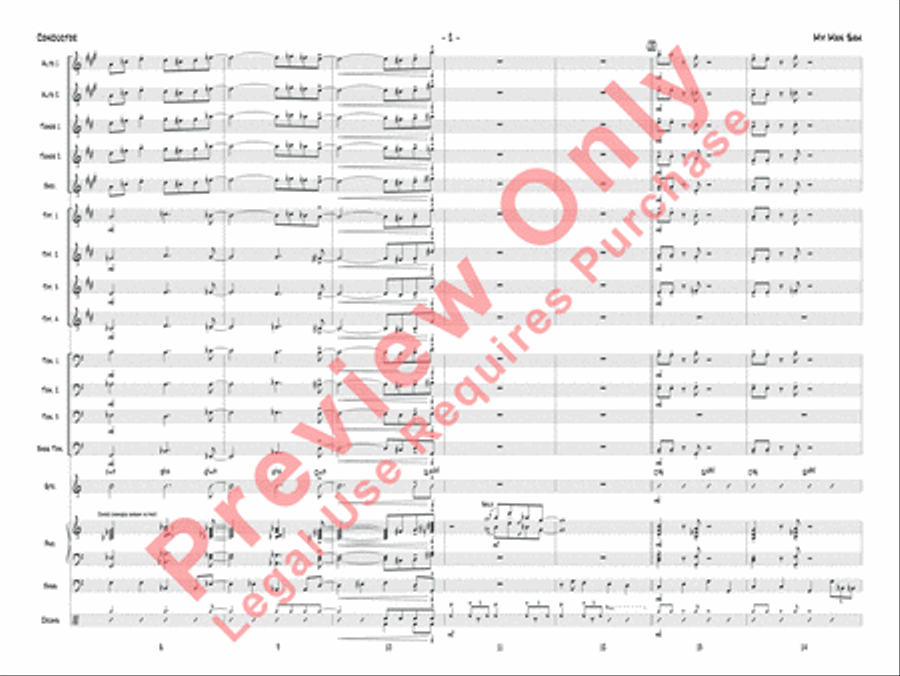 My Man Sam 3-Part scores gallery preview page 5