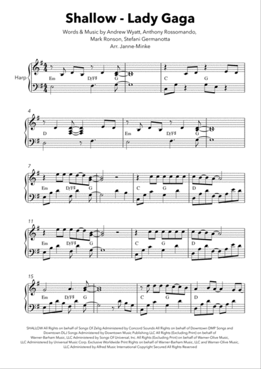 Shallow Harp scores gallery preview page 2
