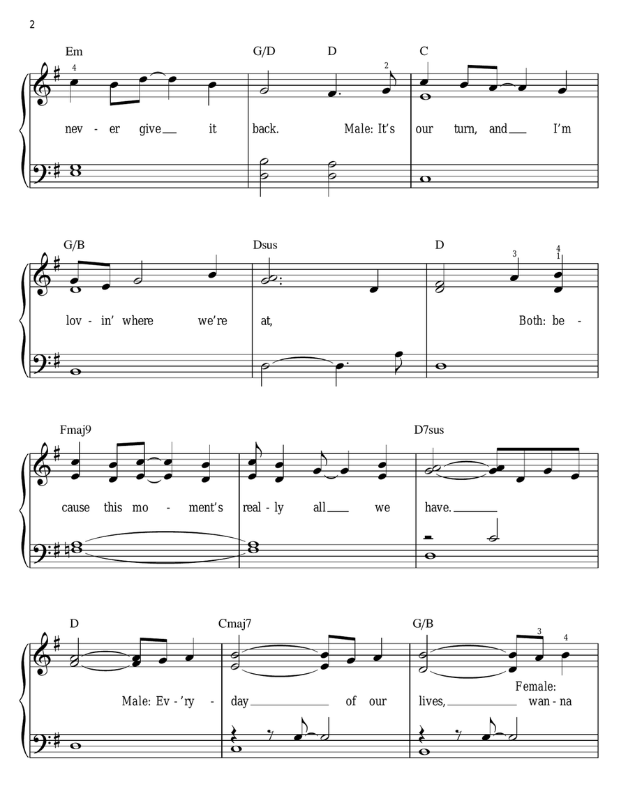 Everyday Easy Piano scores gallery preview page 2