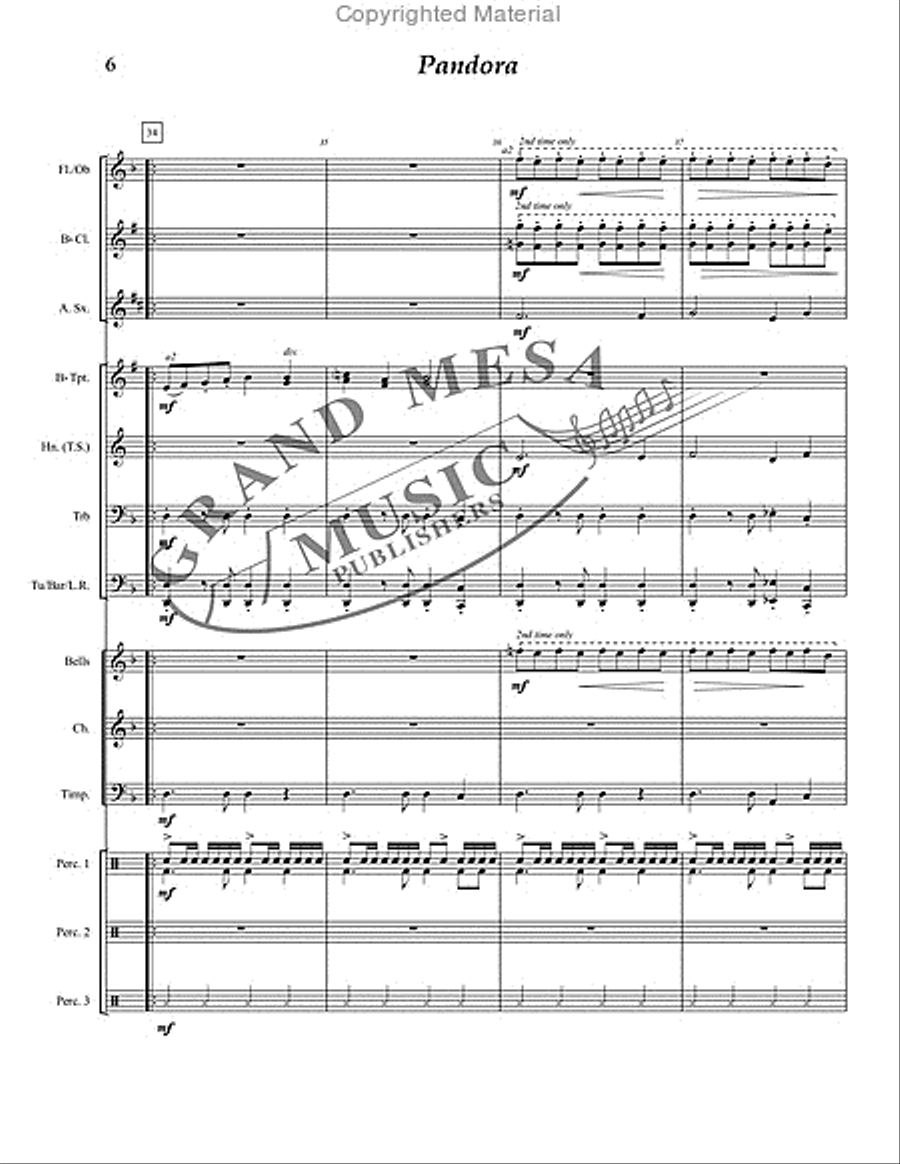 Pandora Concert Band scores gallery preview page 7
