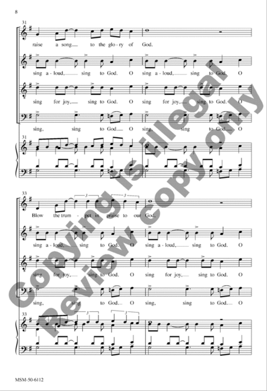 Raise a Song Divisi scores gallery preview page 8