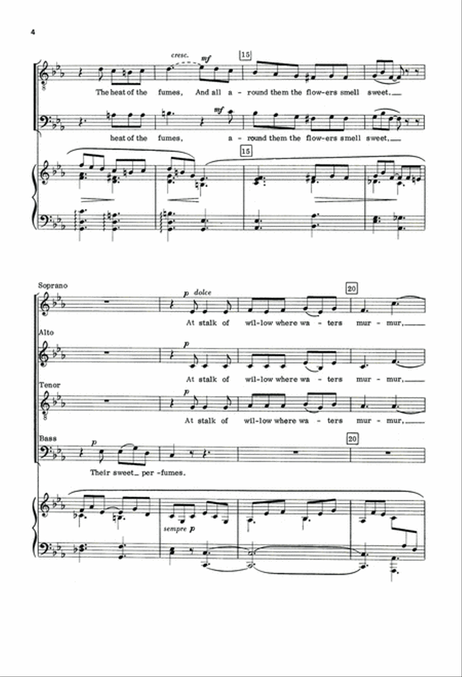 At The Water's Edge 4-Part scores gallery preview page 4