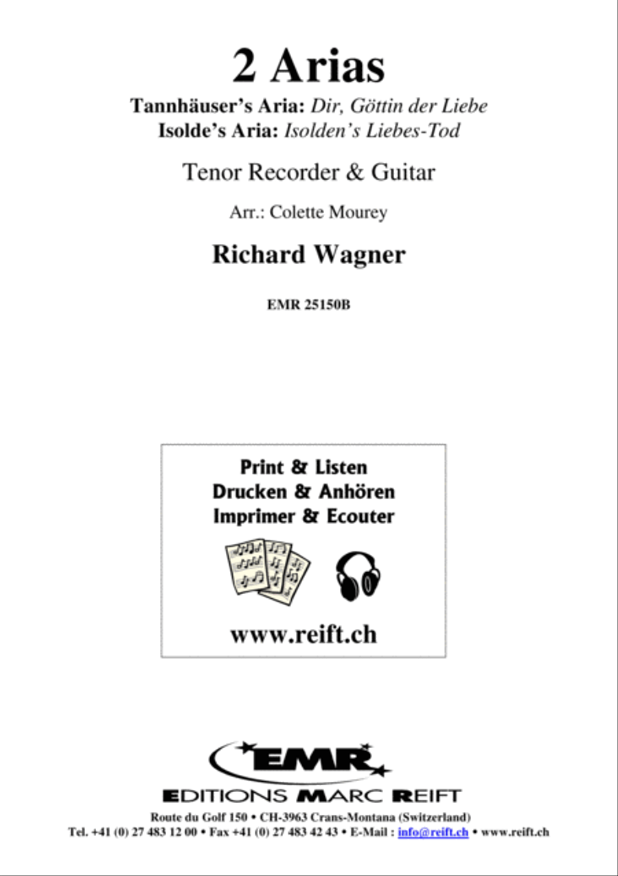 2 Arias Tenor Recorder scores gallery preview page 2