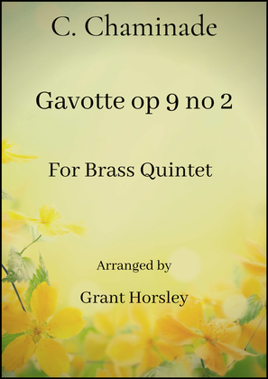 "Gavotte" op 9 no 2- C. Chaminade for Brass Quintet- Intermediate