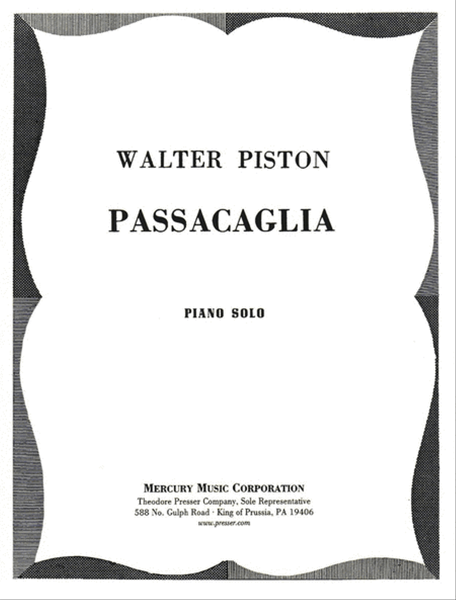 Passacaglia Chamber Music scores gallery preview page 1