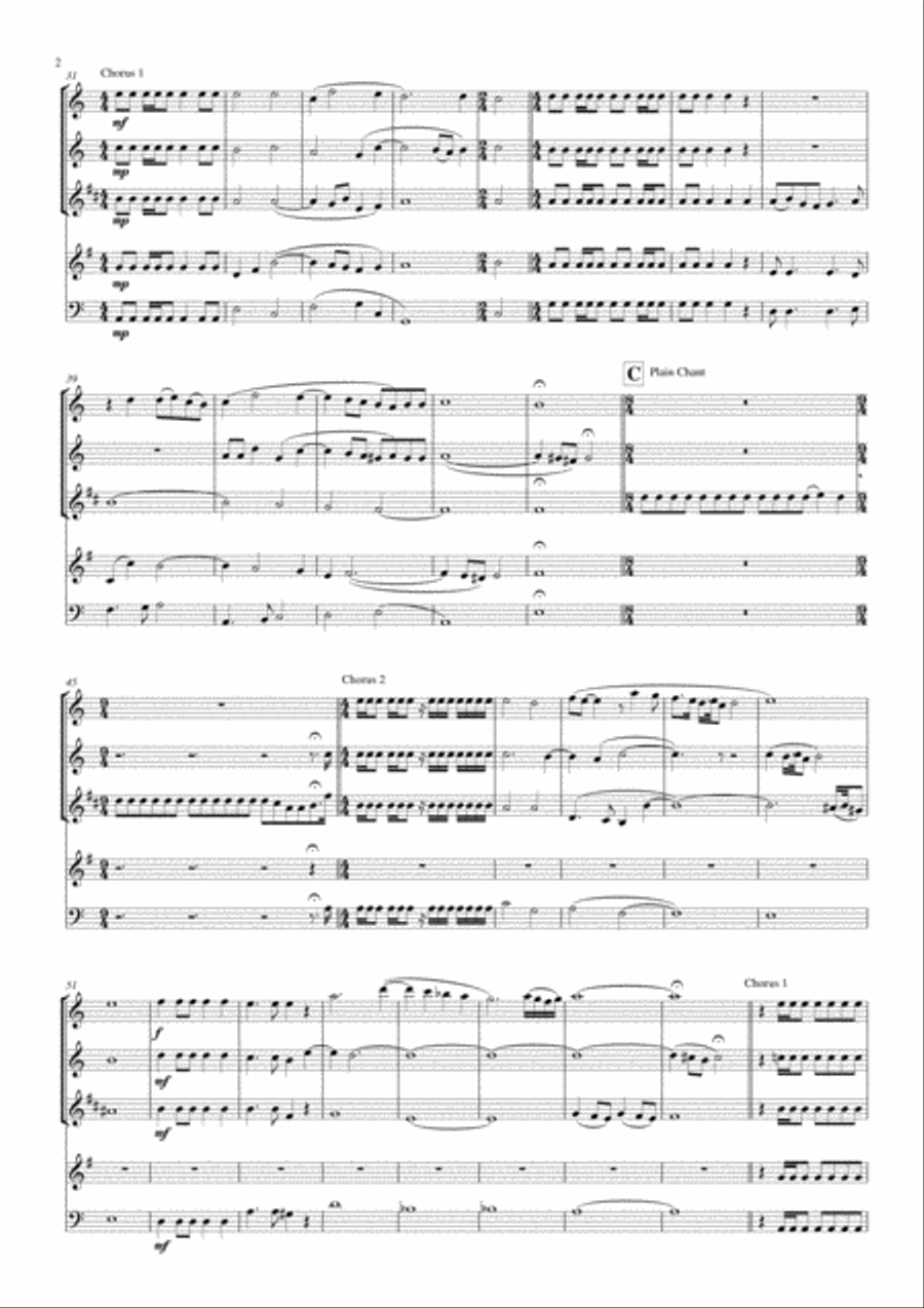 Miserere Miserere Woodwind Quintet scores gallery preview page 3