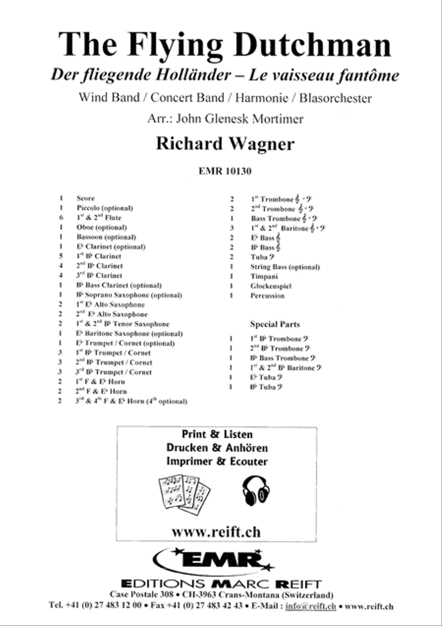 The Flying Dutchman Concert Band scores gallery preview page 2