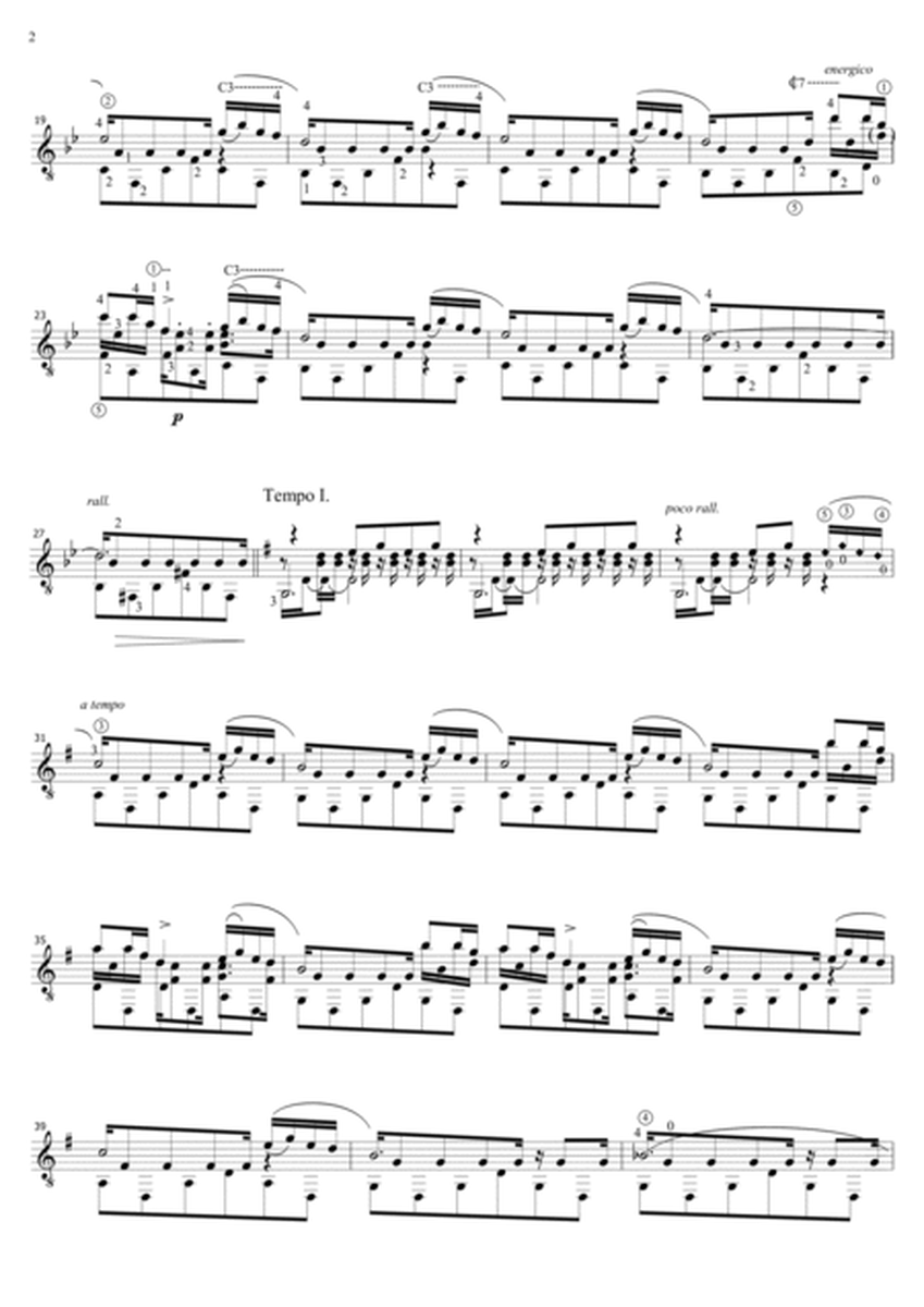 Guitar arrangement of the "Spanish dance No.10" (Danza Española n°10 "Danza Triste")