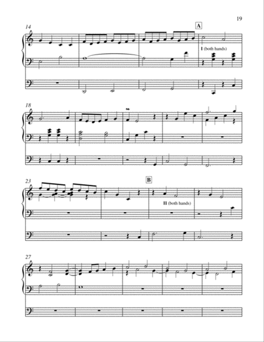 Morning Songs Organ scores gallery preview page 15