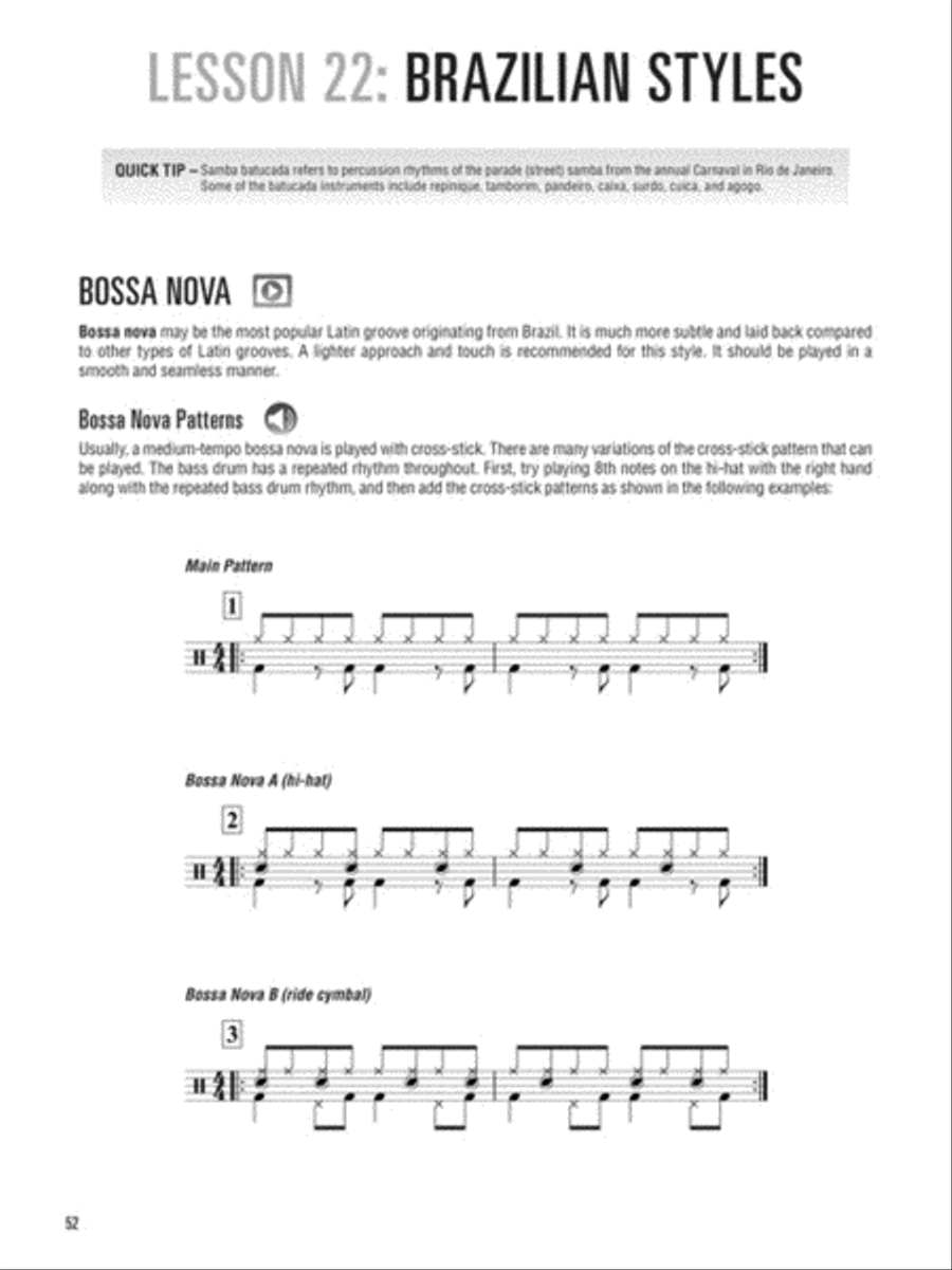 Hal Leonard Drumset Method – Book 2 Percussion scores gallery preview page 5