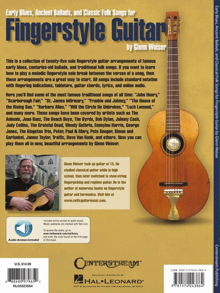 Early Blues, Ancient Ballads and Classic Folk Songs for Fingerstyle Guitar image number null