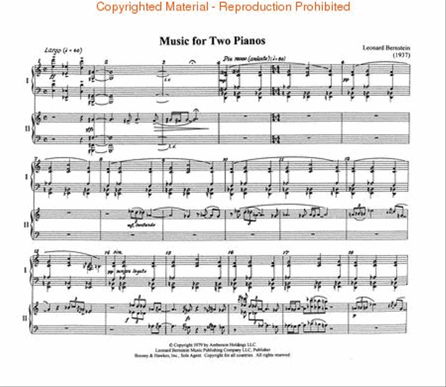 Music for Two Pianos 2 Pianos, 4-Hands scores gallery preview page 2