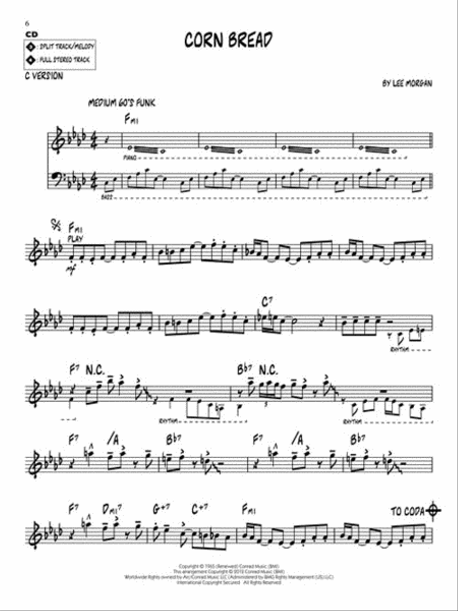 Lee Morgan Organ scores gallery preview page 5