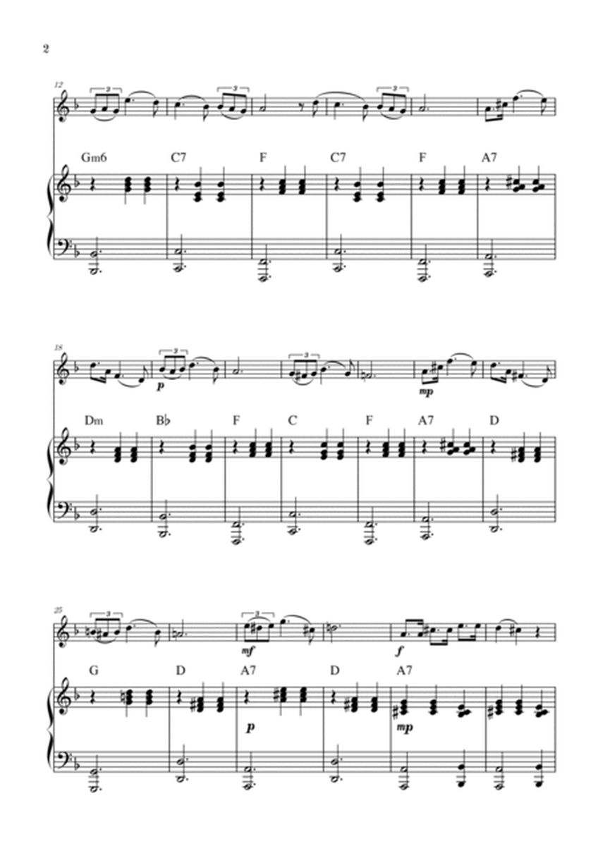 Serenade | Schubert | Violin | Piano | Chords image number null