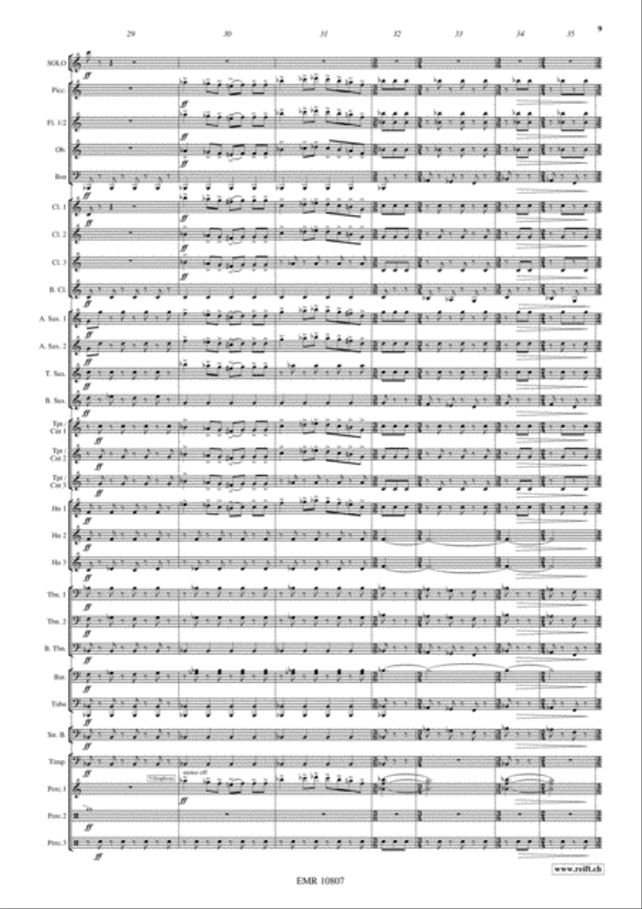 Saltatio Diabolica Saltatio Diabolica Concert Band scores gallery preview page 10
