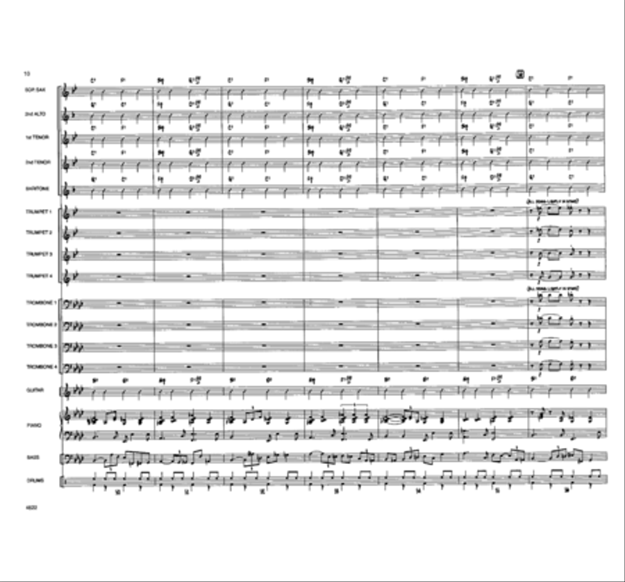 Been Alone Too Long Jazz Ensemble scores gallery preview page 9