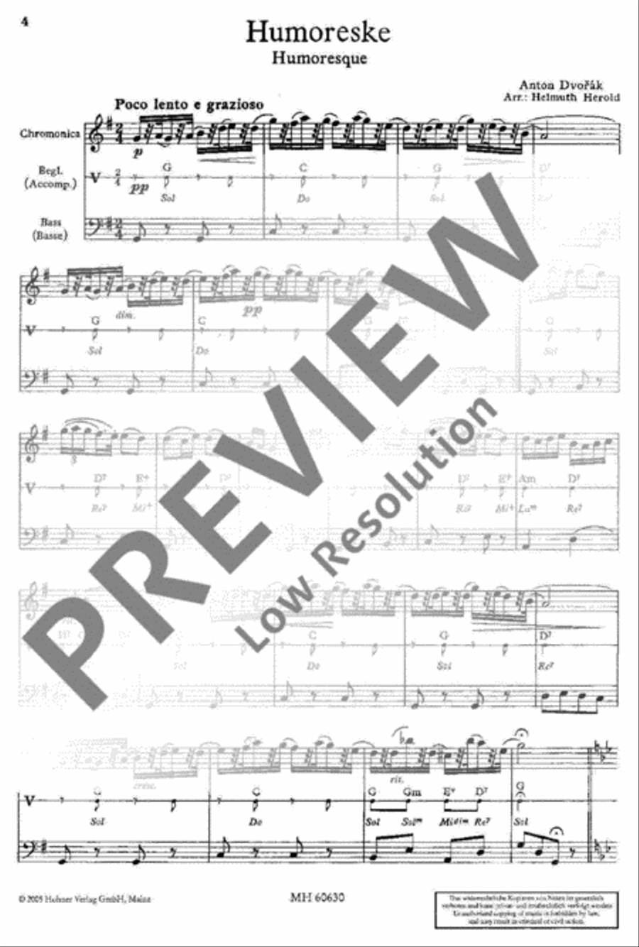Chromonica Trio Harmonica scores gallery preview page 5
