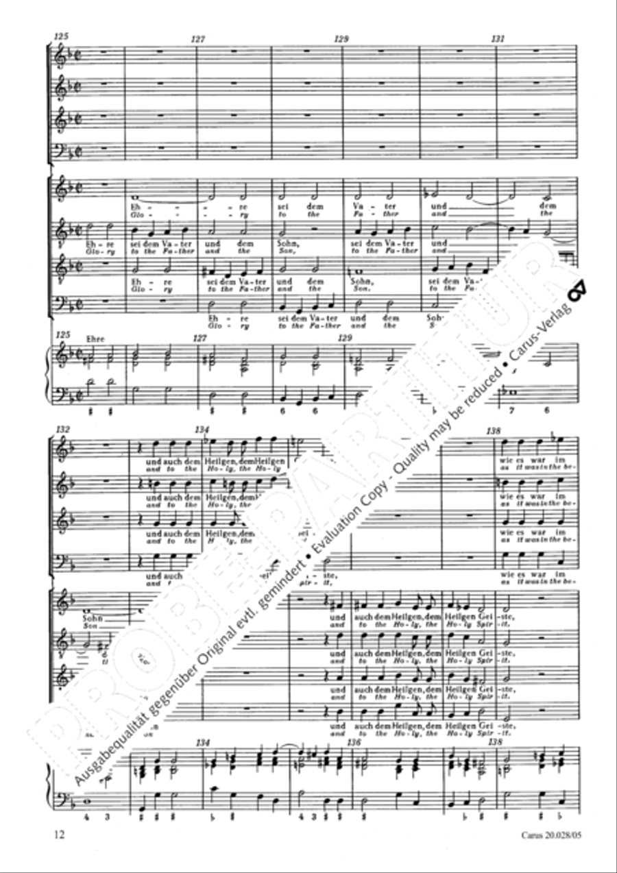 Blessed they who keep not the law of the ungodly (Wohl dem, der nicht wandelt im Rat der Gottlosen) Choir scores gallery preview page 13