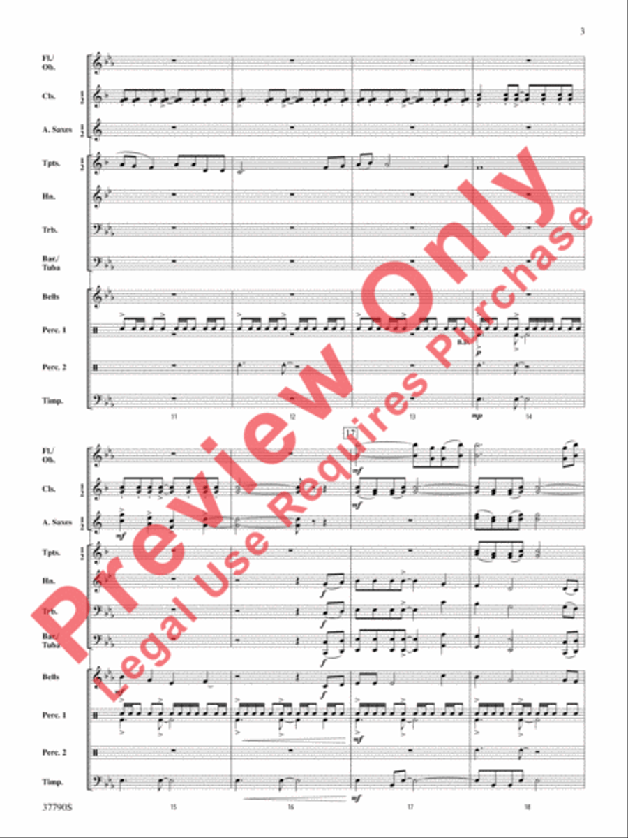 The Holly and the Ivy Concert Band scores gallery preview page 4