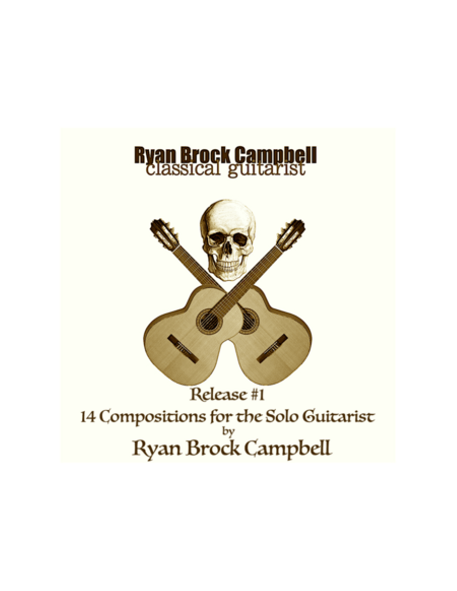 14 Contemporary Compositions for the Solo Guitarist Classical Guitar scores gallery preview page 1