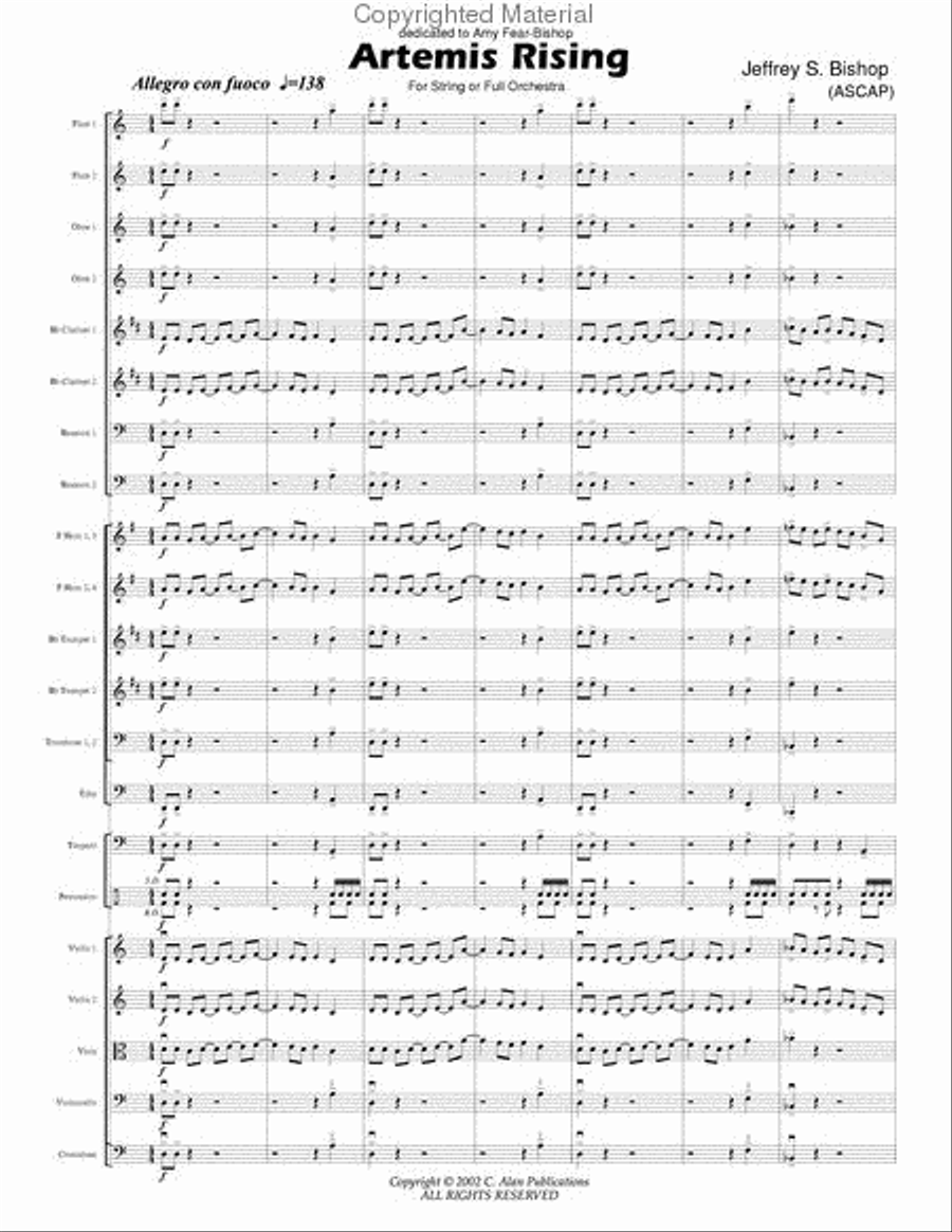 Artemis Rising Artemis Rising String Orchestra scores gallery preview page 2