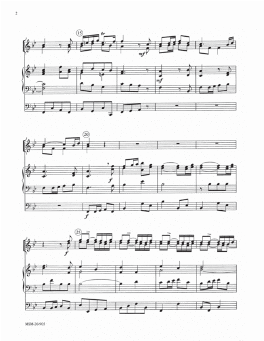 Rejoicing Trumpet Duet scores gallery preview page 2