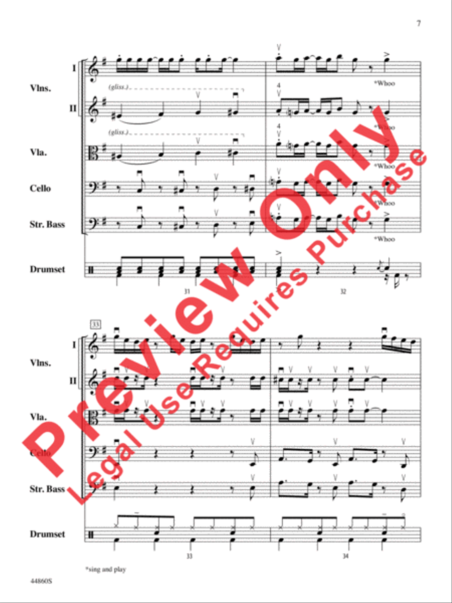 Uptown Funk Uptown Funk String Orchestra scores gallery preview page 8