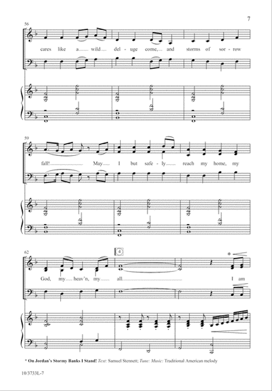 Bound for the Promised Land 3-Part scores gallery preview page 8