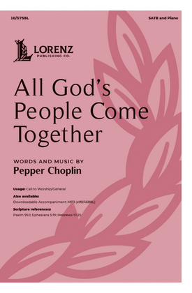 Book cover for All God's People Come Together