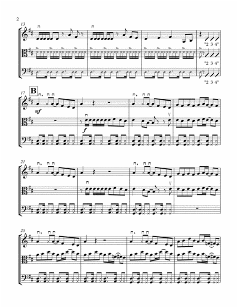 Best Day Of My Life String Trio scores gallery preview page 4