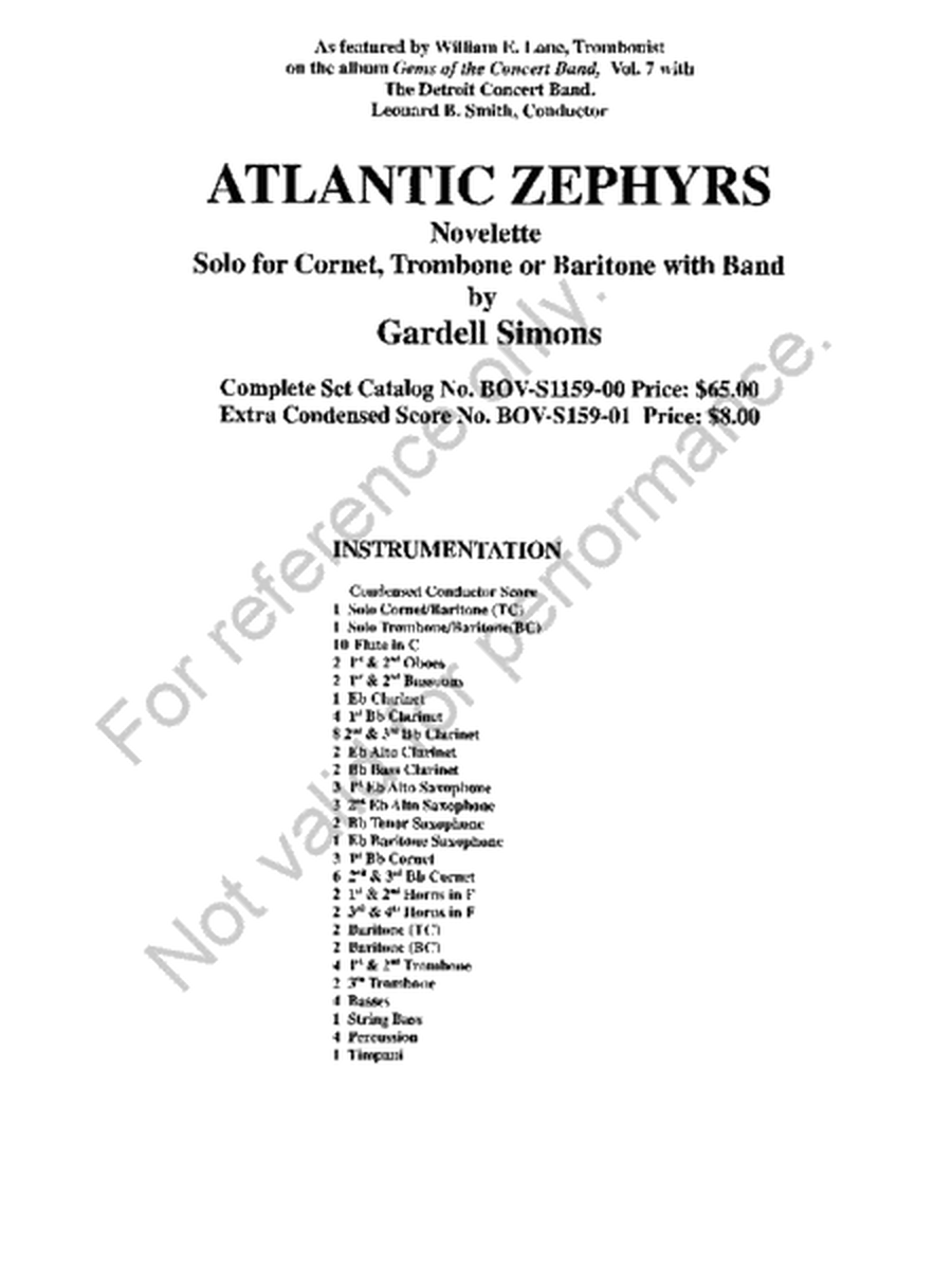 Atlantic Zephyrs image number null