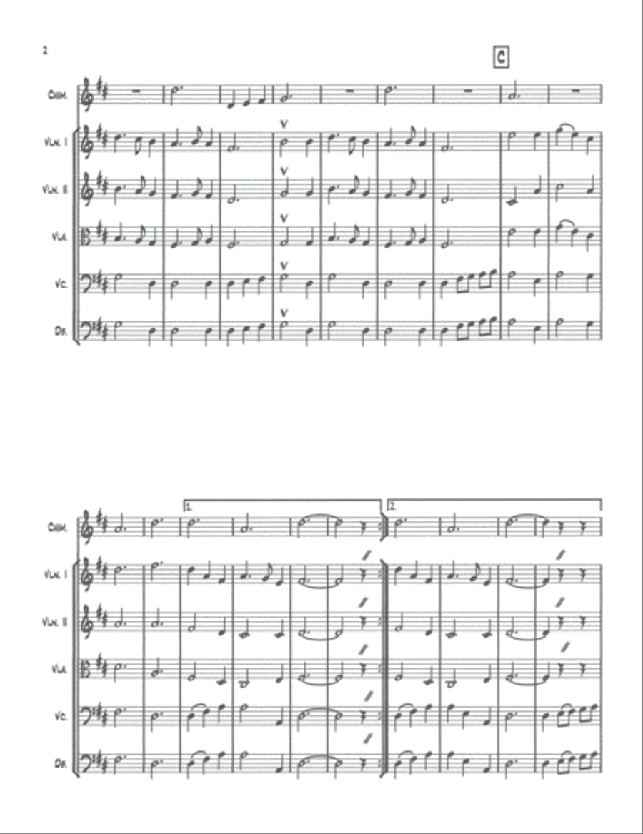 SILENT NIGHT String Orchestra scores gallery preview page 4