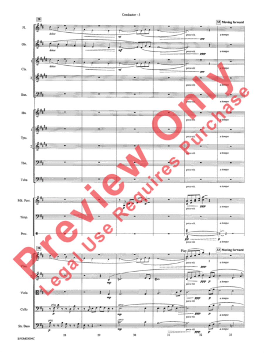 In the Fading Light of Autumn Full Orchestra scores gallery preview page 8