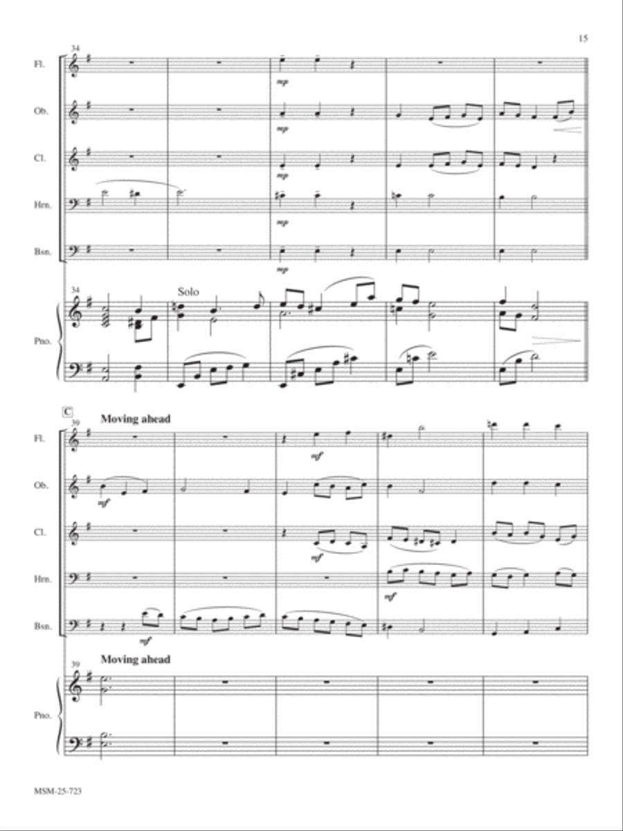 If You But Trust Woodwind Quintet scores gallery preview page 5