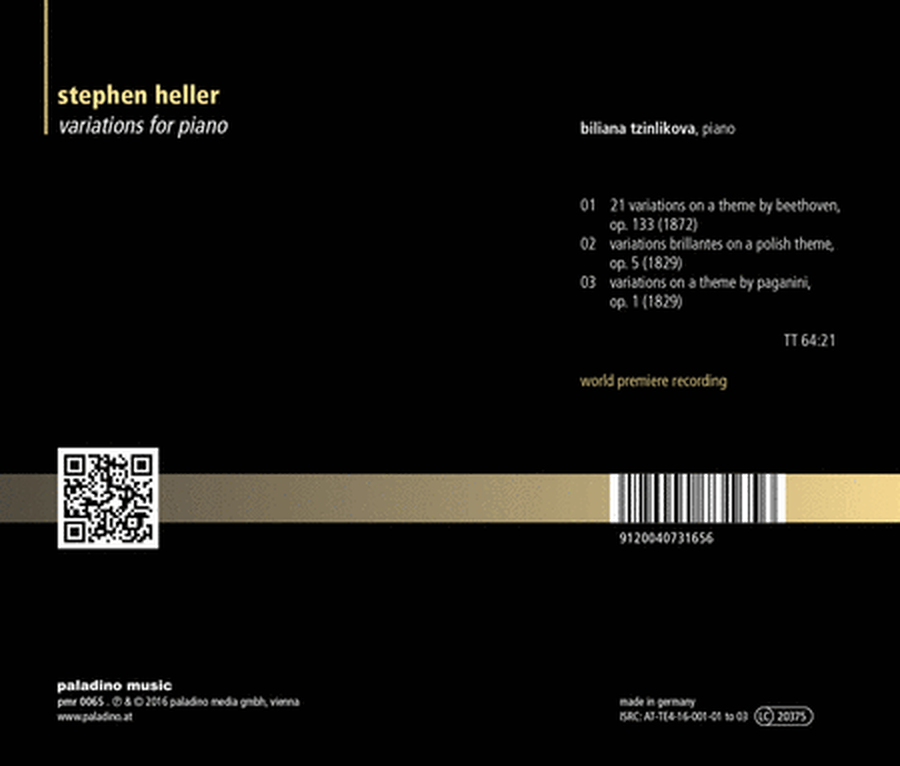 Stephen Heller: Variations for Piano