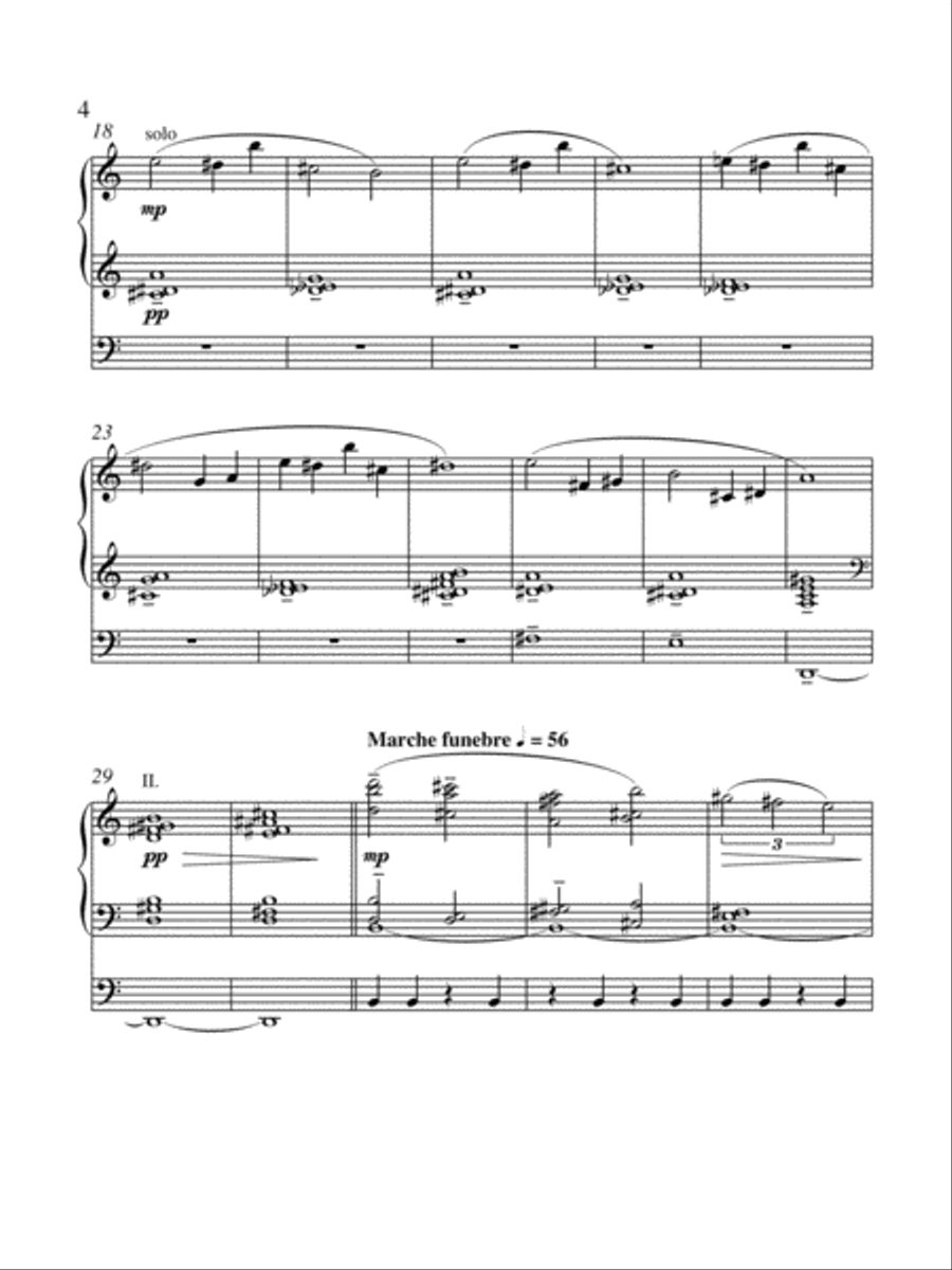 Triptych for Organ and Large Orchestra: Agape Organ scores gallery preview page 2