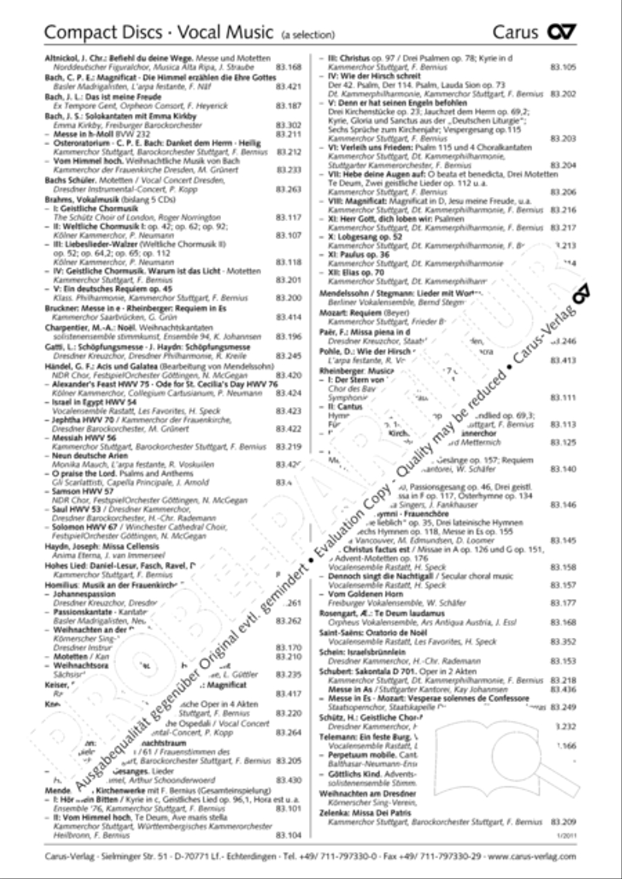 Der Zacharias ganz verstummt SSATB scores gallery preview page 5