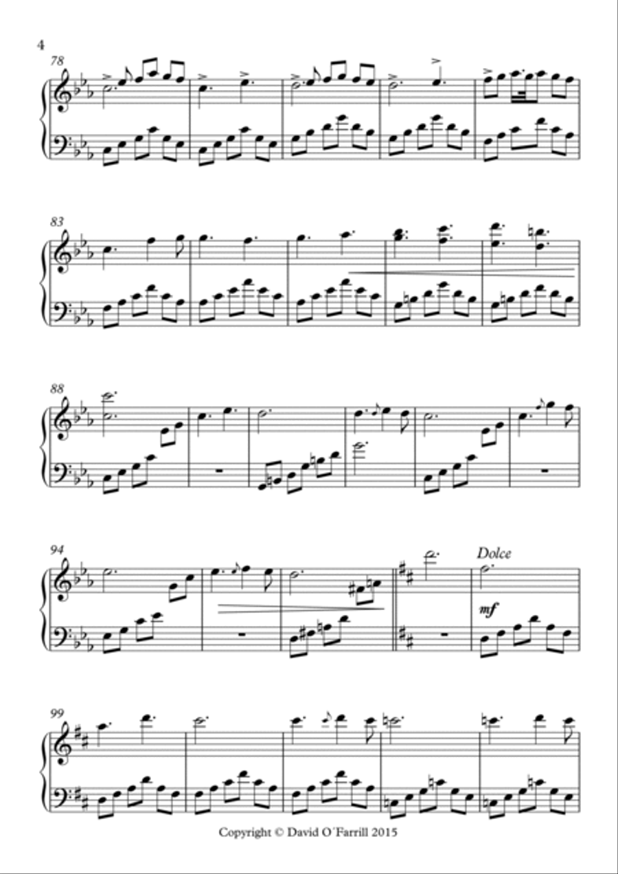 Prologue: Childhood Piano Solo scores gallery preview page 4