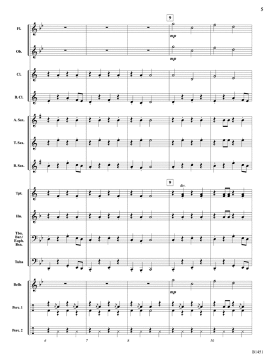 Creatures in the Attic: Score Concert Band scores gallery preview page 5